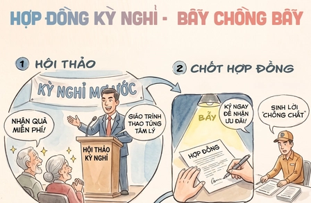 Bẫy chồng bẫy vụ 'hợp đồng kỳ nghỉ' là như thế nào?