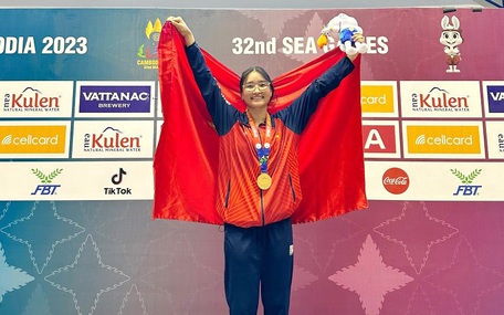 Cô gái Mường và 3 huy chương vàng ở SEA Games 32