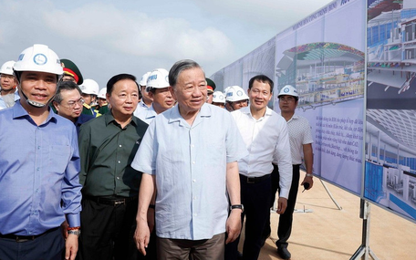 Tổng Bí thư Tô Lâm: Sân bay Long Thành biểu tượng cho khát vọng phát triển của đất nước