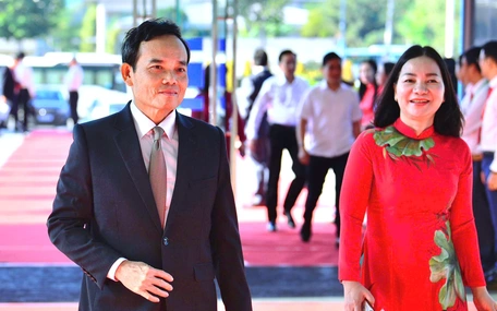 Bí thư Trần Lưu Quang và nhiều lãnh đạo dự Đại hội Mặt trận Tổ quốc Việt Nam TP.HCM