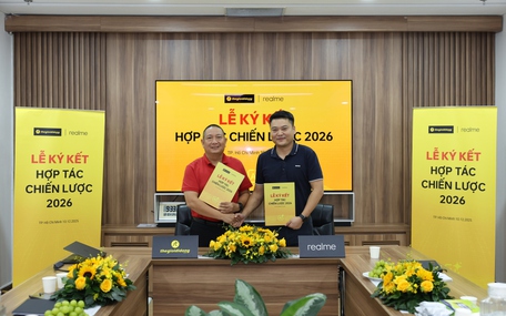 realme và Thế Giới Di Động ký kết hợp tác chiến lược 2026