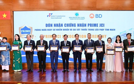 Bệnh viện Đại học Y Dược TP.HCM đón nhận chứng nhận PRIME JCI