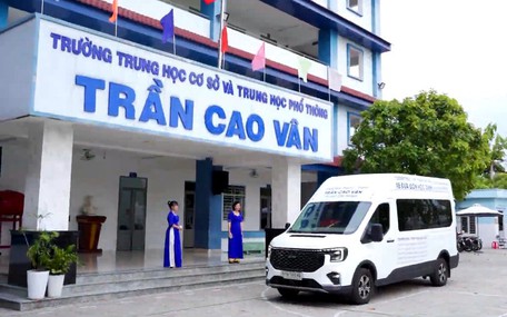 Trường THCS-THPT Trần Cao Vân sẵn sàng đón học sinh năm học mới