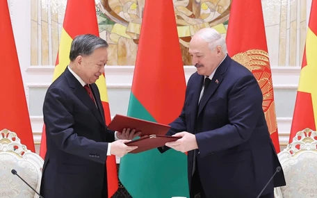 Thiết lập quan hệ Đối tác chiến lược Việt Nam - Belarus