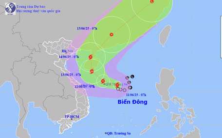 Áp thấp nhiệt đới mạnh lên thành bão