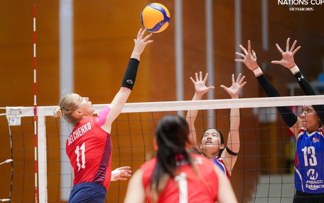 Xác định 4 đội góp mặt tại bán kết Giải bóng chuyền nữ AVC Nations Cup 2025