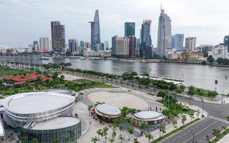 Bờ Thủ Thiêm sông Sài Gòn rực rỡ hơn, có thêm trung tâm sáng tạo ven sông