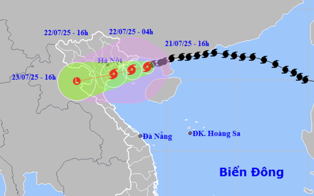 Việt Nam, Nhật, Hong Kong đều dự báo bão số 3 mạnh lên cấp 11 trước khi đổ bộ