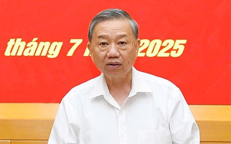 Tổng Bí thư Tô Lâm chủ trì hội nghị Thường vụ Quân ủy Trung ương