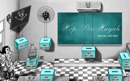 Tâm sự giáo viên: 'Vận động các khoản tiền trường, nỗi lòng biết tỏ cùng ai'