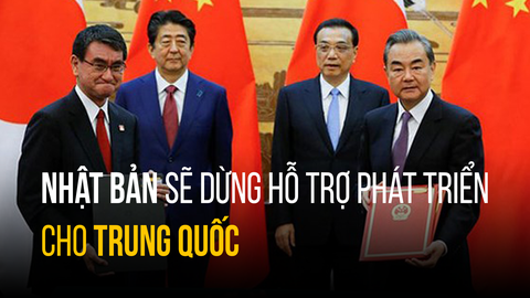 Nhật Bản sẽ dừng hỗ trợ phát triển cho Trung Quốc