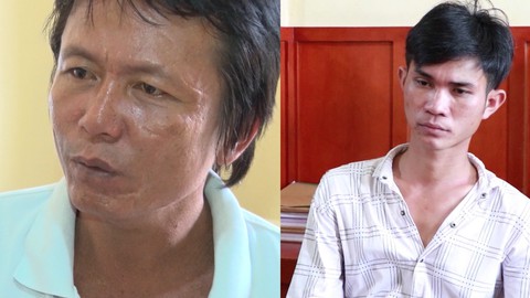 2 tên trộm “khoét vách lá” đột nhập vào nhà dân trộm tivi