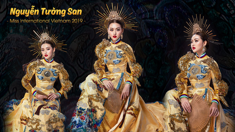 Giải trí 24h: Á hậu Tường San gây ấn tượng với quốc phục "Rồng chầu mặt trời"