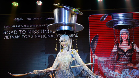 Hoàng Thùy chọn "Cafe phin sữa đá" là Quốc phục dự thi Miss Universe 2019