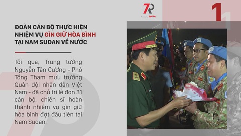 Những sự kiện nổi bật tuần qua