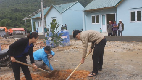 51 hộ dân ở bản Sa Ná bị mất nhà do mưa lũ đã có nhà mới tại khu tái định cư