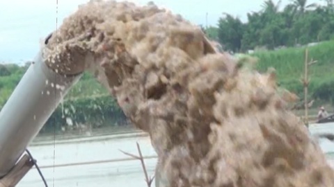 Trắng đêm truy quét "cát tặc" trên sông Trà Khúc
