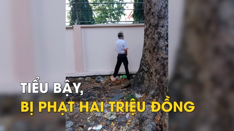 Tiểu bậy, hai tài xế taxi bị phạt hai triệu đồng