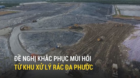 Đề nghị khắc phục mùi hôi từ khu xử lý rác Đa Phước