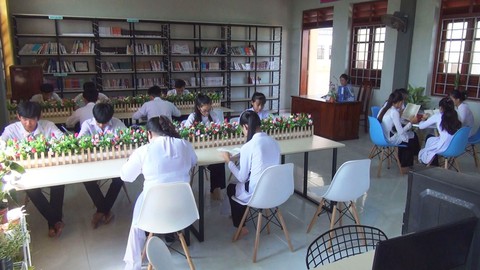 44 thư viện trường học tại Bến Tre thay “áo mới”