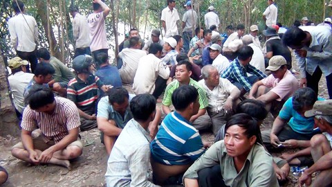 Chủ trường gà nhờ công an "giúp đỡ"