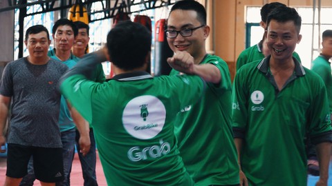 Khi tài xế Grab học võ tự vệ