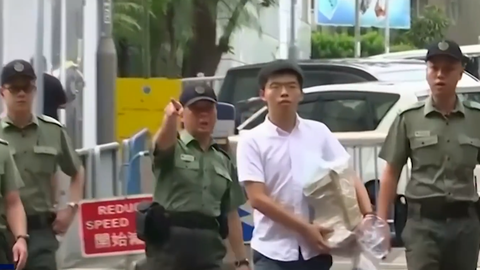 Video: Thủ lĩnh phong trào "ô dù" Joshua Wong bị bắt
