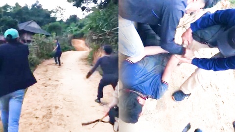 Video: Hiện trường nổ nhiều phát súng, vây bắt nhóm chở gần 100 bánh heroin