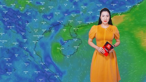 Dự báo thời tiết 24-3: Khu vực Nam Bộ chiều tối và đêm có mưa rào; Hà Nội có sương mù