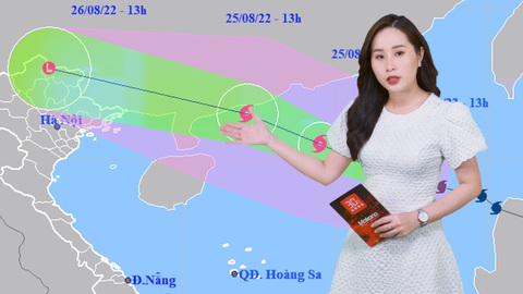 Dự báo thời tiết 24-8: Tin bão khẩn cấp, giật cấp 14, biển động dữ dội; Cảnh báo mưa rất to trên đất liền