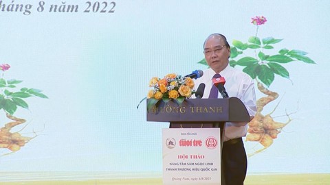Hội thảo "Nâng tầm sâm Ngọc Linh thành thương hiệu quốc gia".