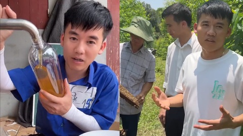 Hưng Vlog lên tiếng trước nghi vấn mật ong 'đểu', quản lý thị trường vào cuộc