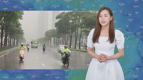 Dự báo thời tiết 12-6: Bắc Bộ, Nam Bộ có mưa to