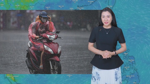 Dự báo thời tiết 26-6: TP.HCM mưa rào, Hà Nội mưa to