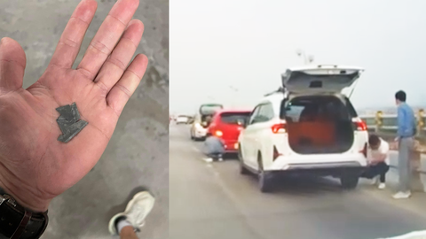 Nguyên nhân khiến hàng loạt ô tô bị nổ lốp trên cầu Thanh Trì