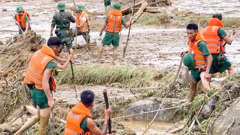 Dừng tìm kiếm nạn nhân mất tích ở Làng Nủ sau 1 tháng xảy ra lũ quét