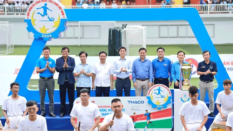 Trực tiếp: Khai mạc giải bóng đá công nhân, viên chức Việt Nam năm 2024, vòng loại khu vực Nghệ An
