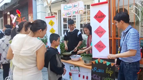 Chộn rộn hình ảnh Tết quê với phiên chợ xuân vô cùng đặc biệt