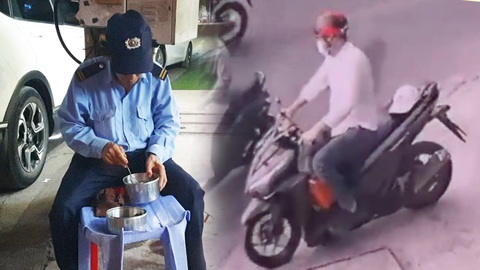 Dàn cảnh trộm xe tay ga trước cửa hàng tiện lợi ở Bình Dương