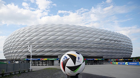 Sân vận động Allianz Arena Munich, nơi Tuyển Đức đấu với Scotland ở trận mở màn Euro 2024