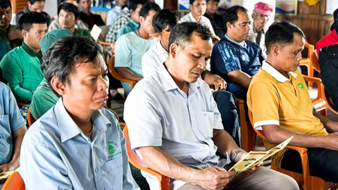 Viện Vật lý địa cầu tập huấn cách ứng phó động đất cho người dân Kon Tum