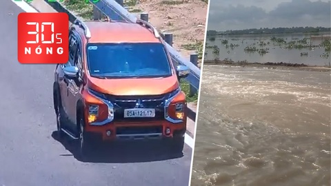 Bản tin 30s Nóng: Không bằng lái, chạy ô tô ngược chiều trên cao tốc đi thăm con; Đón mùa nước nổi