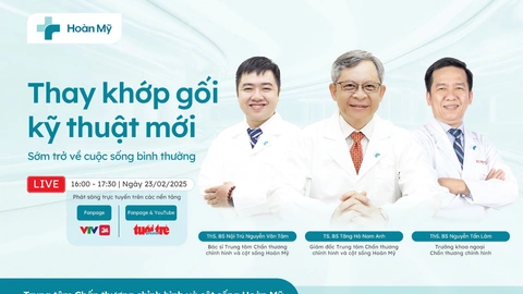 Talkshow 'Thay khớp gối kỹ thuật mới - Sớm trở về cuộc sống bình thường'