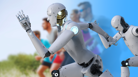 Chạy marathon cùng với robot, cuộc đua thú vị sắp diễn ra
