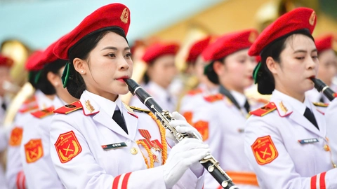 Tổng hợp luyện chuẩn bị cho diễu binh, diễu hành đại lễ 30-4