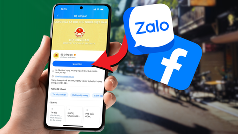 Hướng dẫn nhận thông tin chính thống từ Bộ Công An qua Zalo và Facebook