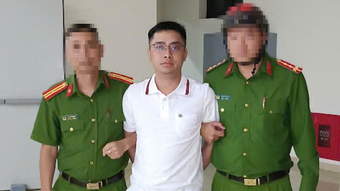 Hình ảnh bắt Bùi Đình Khánh, tay buôn ma túy bắn một công an hy sinh