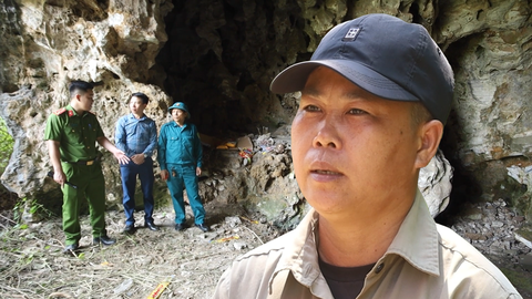 Video lời kể của người đầu tiên phát hiện nhiều xương, sọ người trong hang đá ở Nghệ An