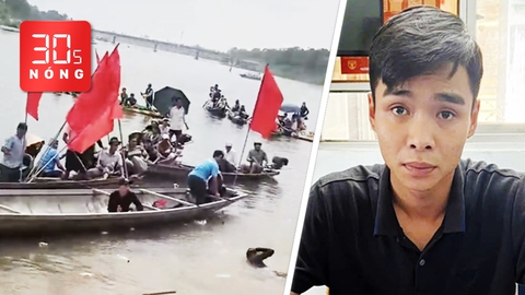 Bản tin 30s nóng: Hỗn chiến tại giải đua ghe; Tạm giữ thanh niên dọa chém người bán tôm
