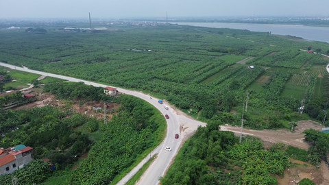 Flycam khu vực dự án hơn 1,5 tỉ USD của Tập đoàn Trump tại Hưng Yên